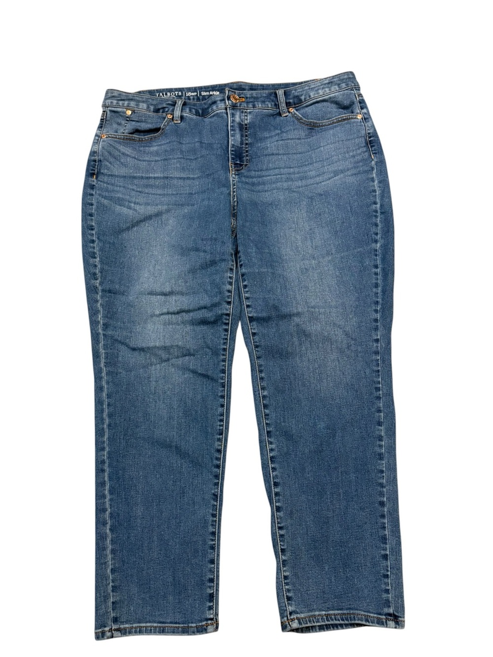 Talbots Flawless Slim Ankle Jeans.  Size 18WP
